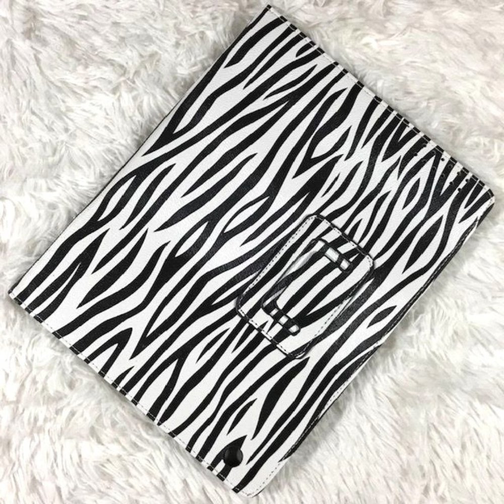 Zebra Faux Leather Foilo Stand Case Cover for iPad 4th Generation IPad 2 IPad 3